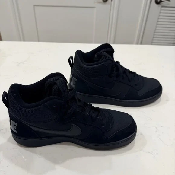 7Y Nike Court Borough Mid (GS) Sneakers - Picture 6 of 8